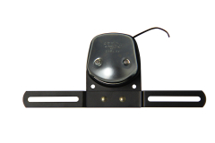 Zinc License Plate Light with Bracket for 1961-71 Scout 80, 800, 800A, 800B - LED Option!